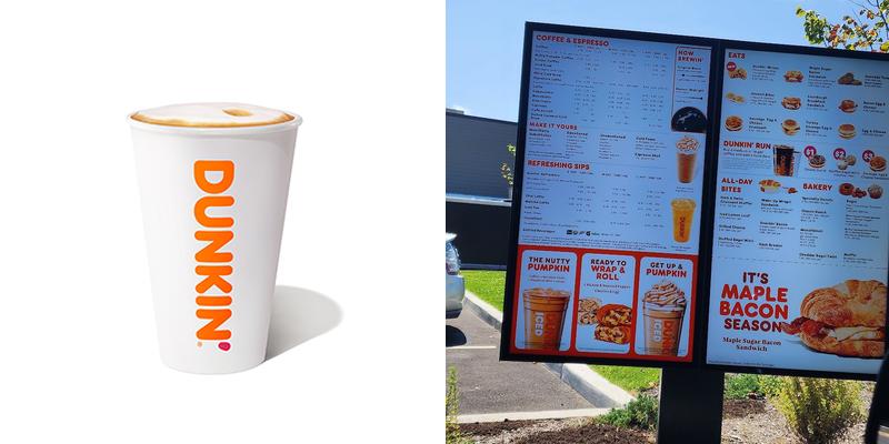 Dunkin' Menu