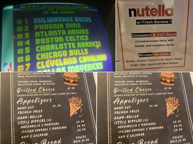 Happy Dough Lucky Donuts + Arcade Menu