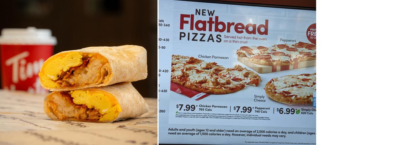 Tim Hortons Menu