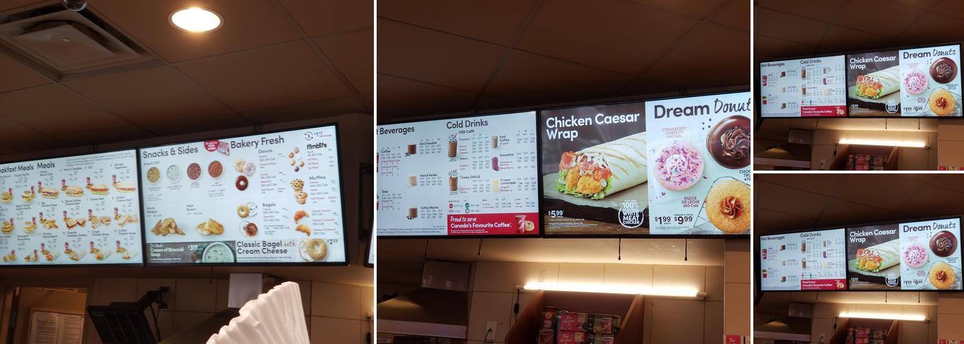 Tim Hortons Menu