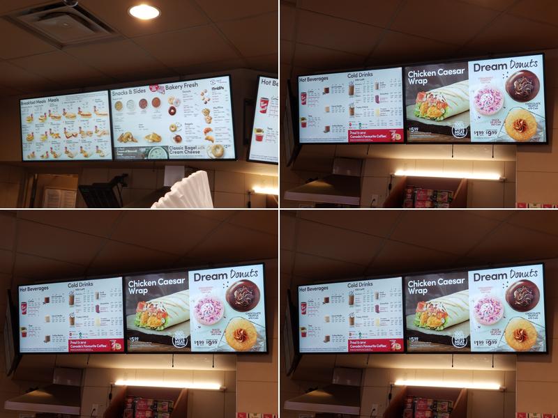 Tim Hortons Menu