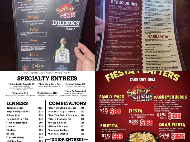 Señor Sushi & Teppanyaki Menu