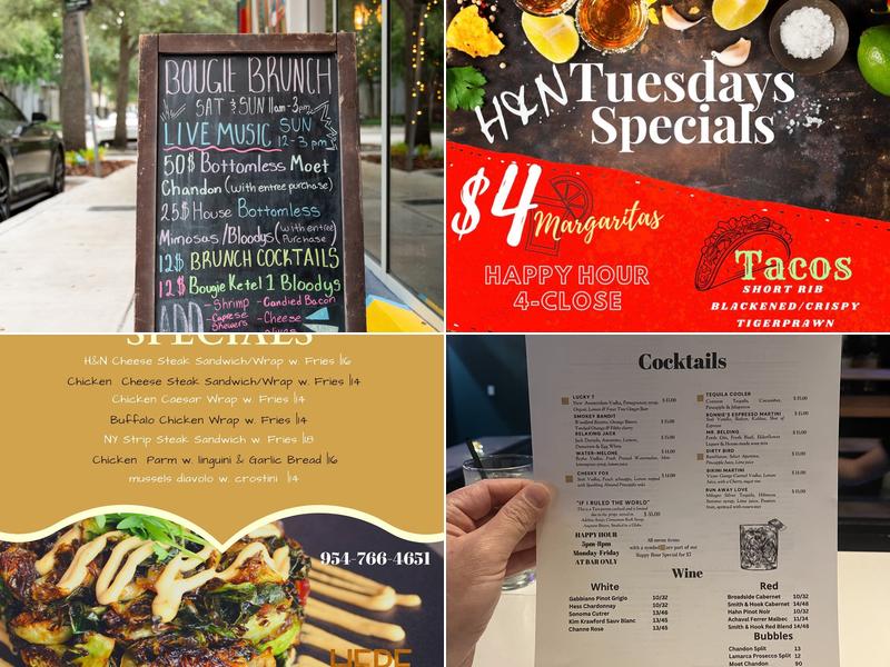 Here and Now Modern Tapas Craft Cocktails Menu