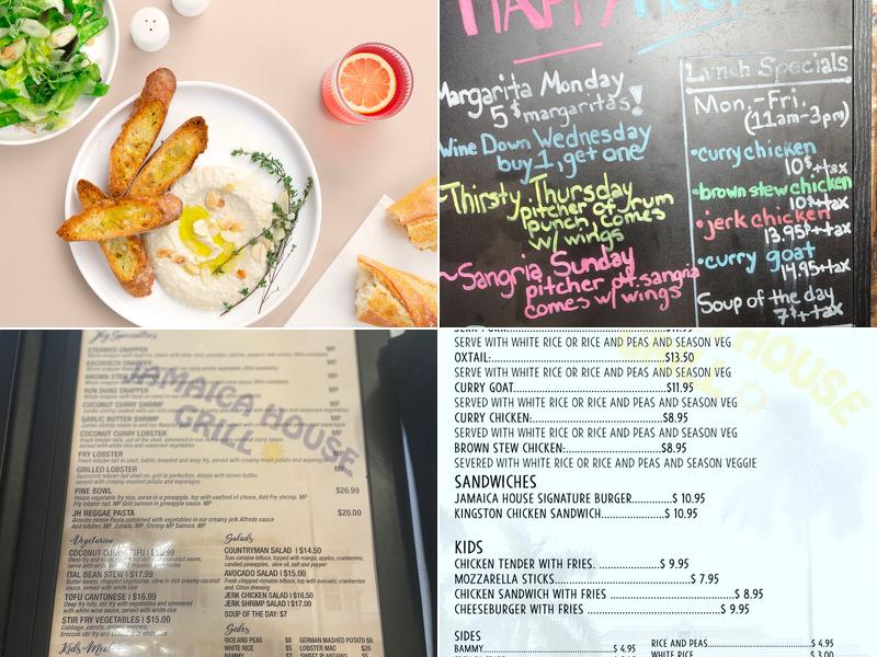Jamaica House Grill Menu