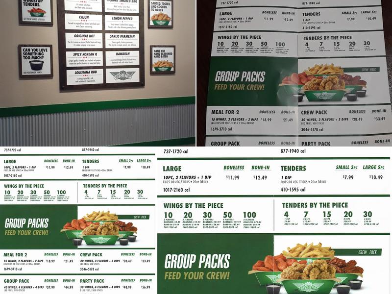 Wingstop Menu