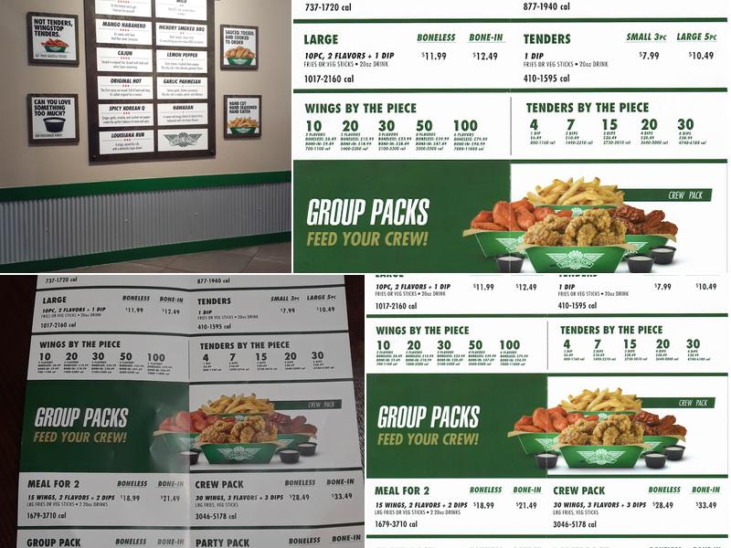 Wingstop Menu