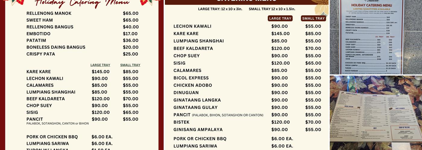 Ihawan Menu