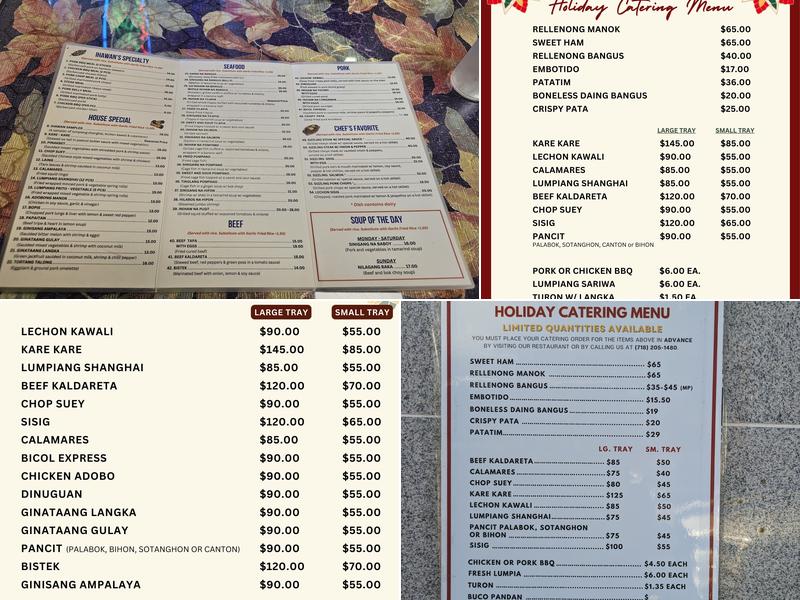 Ihawan Menu