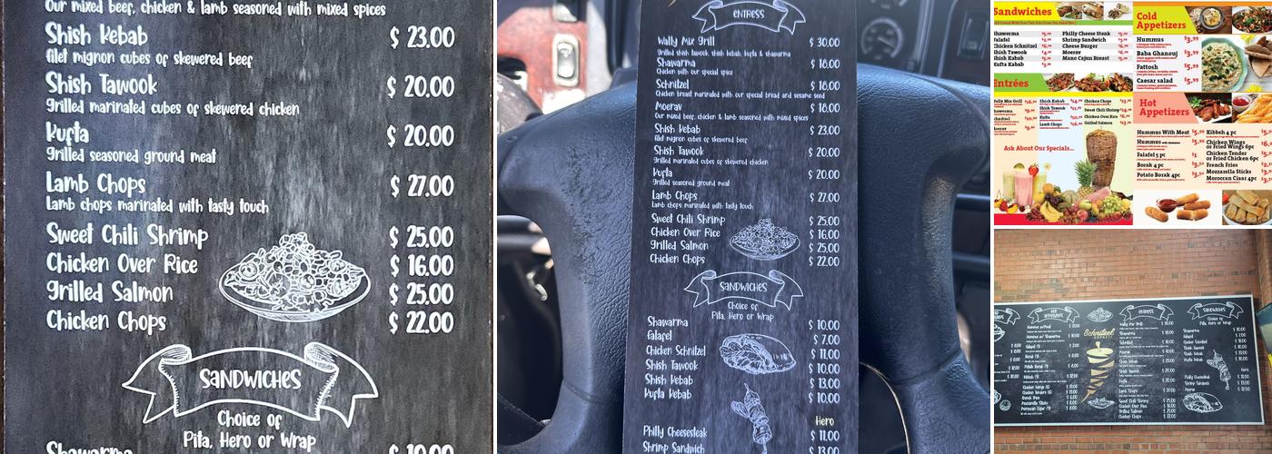 Schnitzel Express Menu