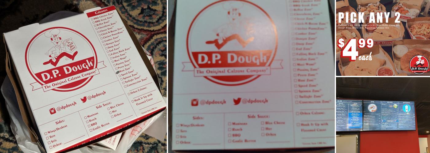 D.P. Dough Menu