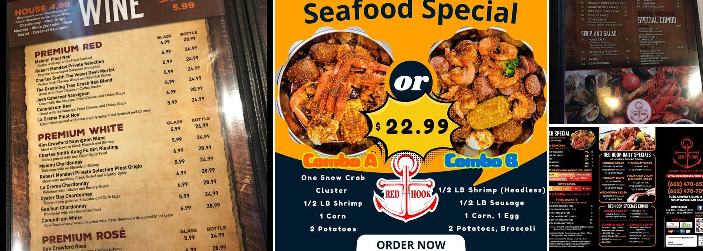 Red Hook Cajun Seafood (Jackson) Menu
