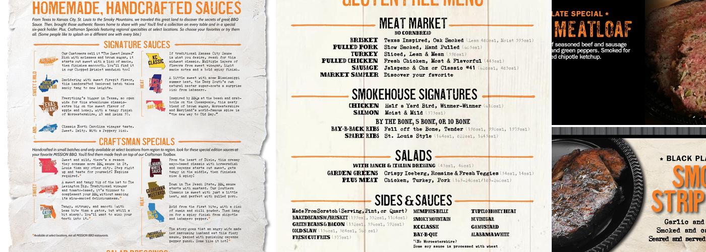 MISSION BBQ Menu