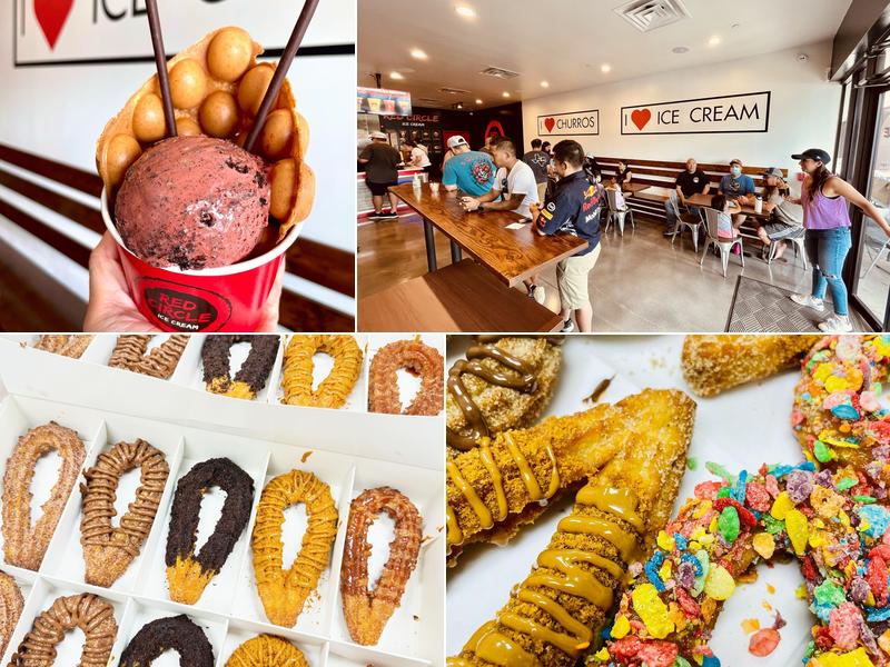 Red Circle Ice Cream & Churros 8201 Broadway St #131, Pearland