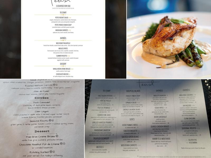Feast Menu