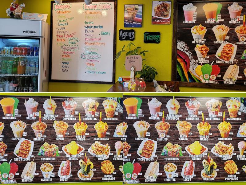 Krazy Snackz y Antojitos Menu