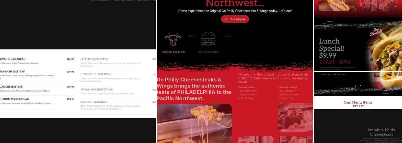 Go Philly Lakewood Menu