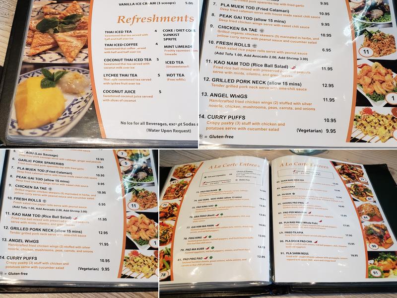 Chai Thai Noodles Berkeley Menu