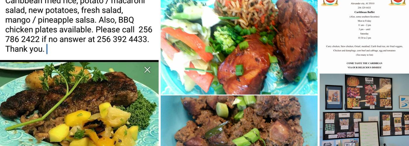 Carib Kitchen Menu