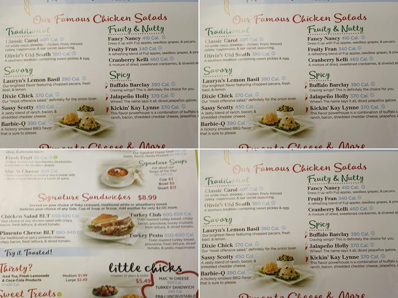 Chicken Salad Chick Menu
