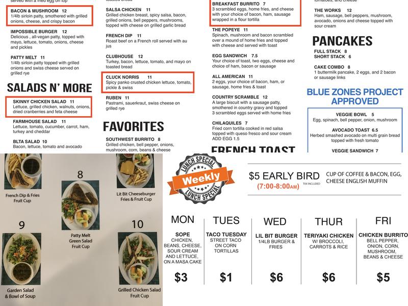 2 Bits Express - Modern Comfort Food. Menu