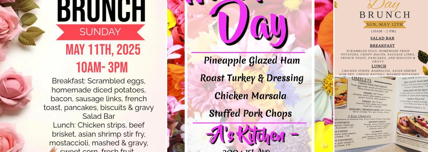 A's Kitchen Menu