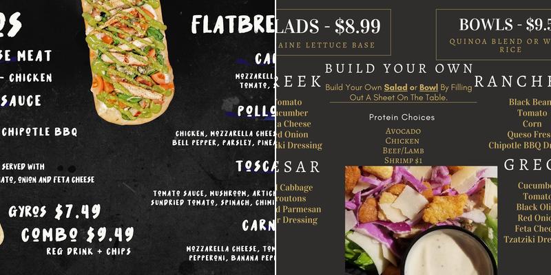 Mixto Fresh Menu