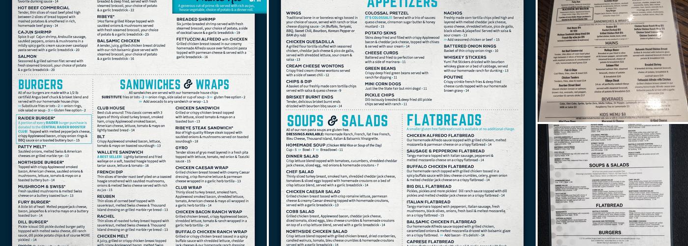 Northside Grill Menu