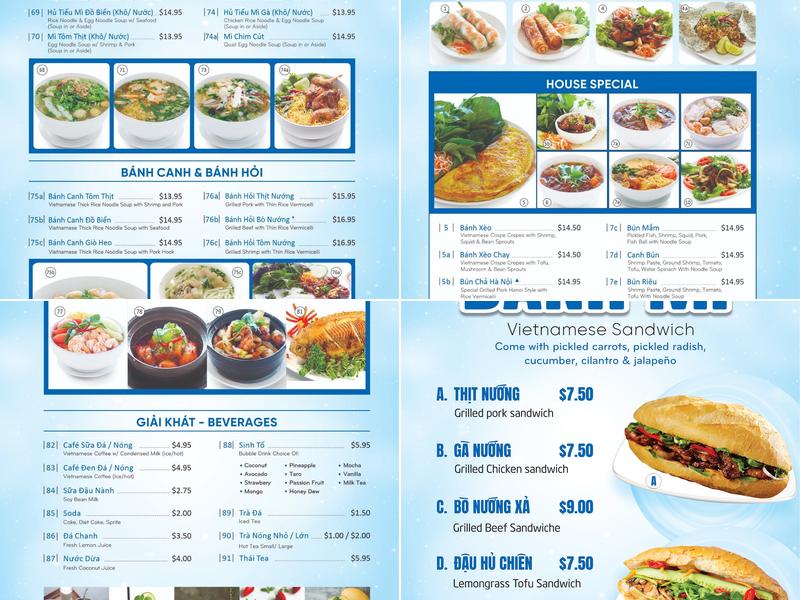 Pho Duong Restaurant Burke Menu