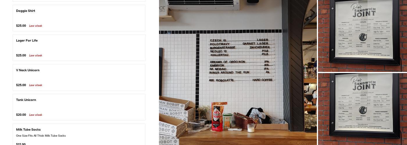 Human Robot Menu