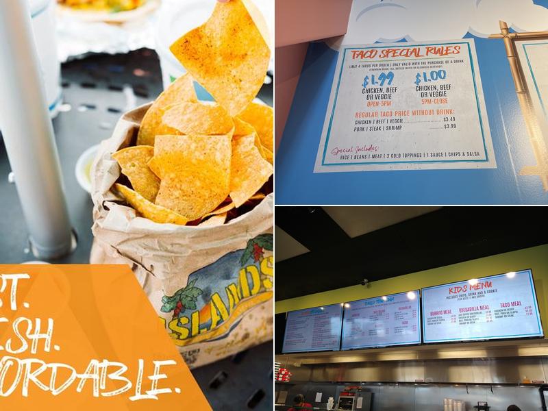 Islands Fresh Mex Grill Menu