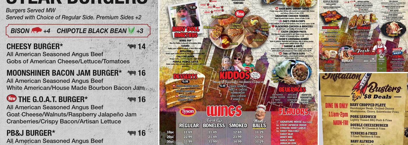 FRIENDS JEFFERSON GRILL Menu