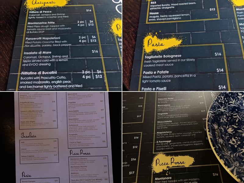 Gallucci Pizzeria Napoletana Menu