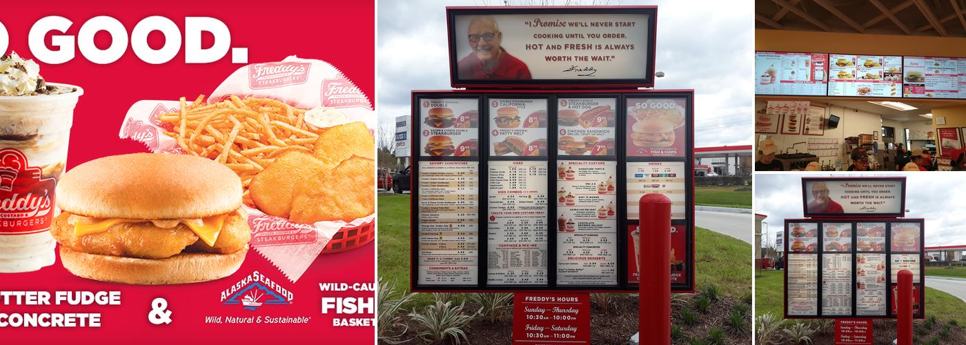 Freddy's Frozen Custard & Steakburgers Menu