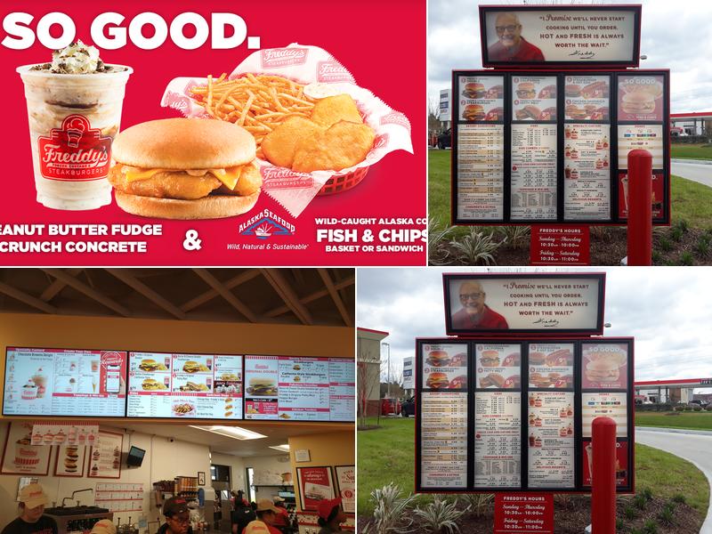 Freddy's Frozen Custard & Steakburgers Menu