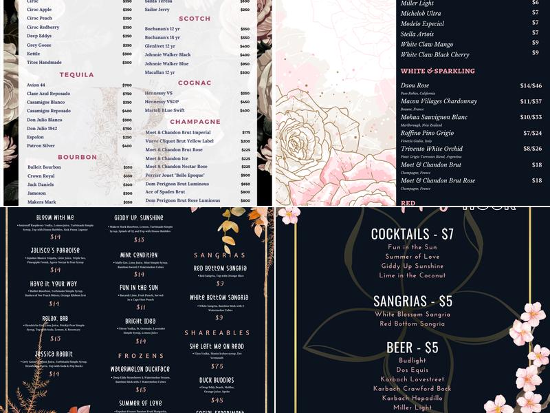 BLOOM Menu
