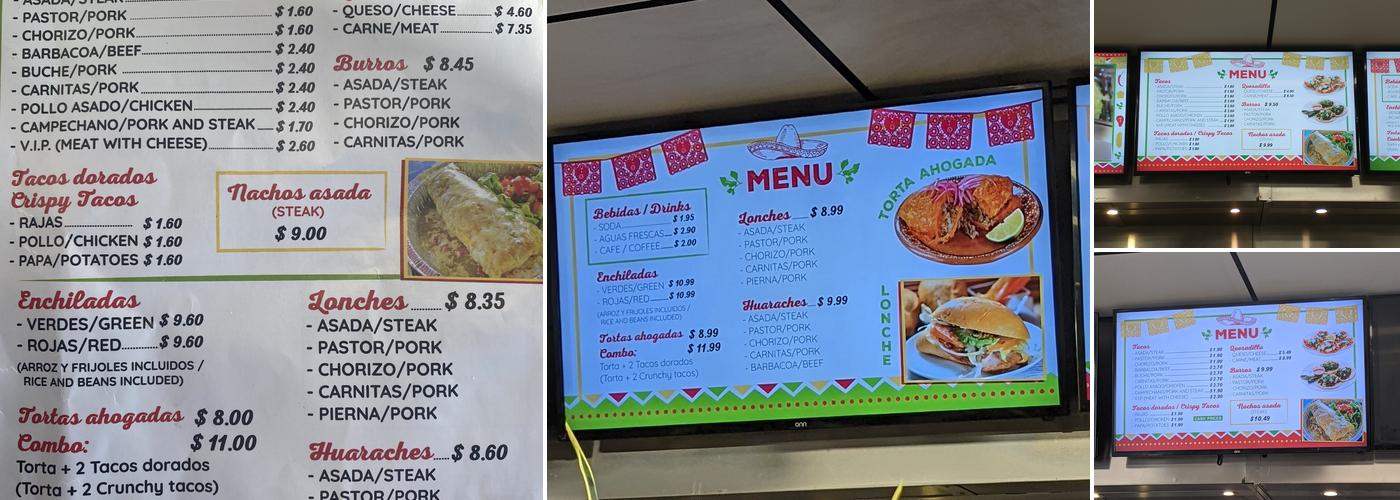 Mi Lindo Guadalajara Menu