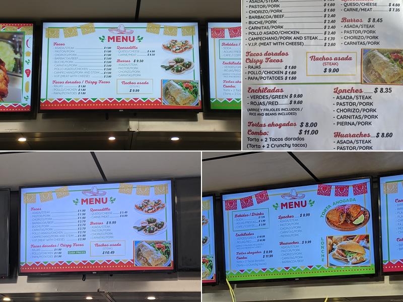 Mi Lindo Guadalajara Menu