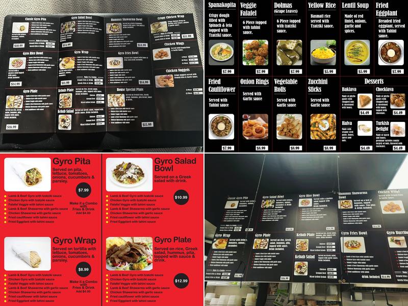 Gyro Guys Halal Grill Menu