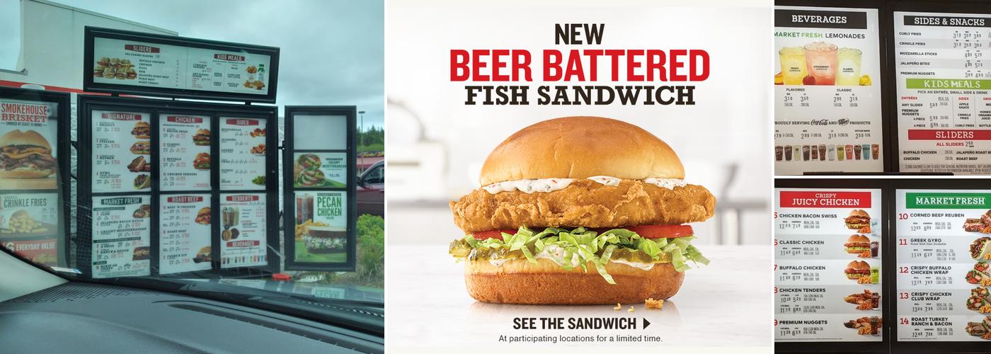 Arby's Menu