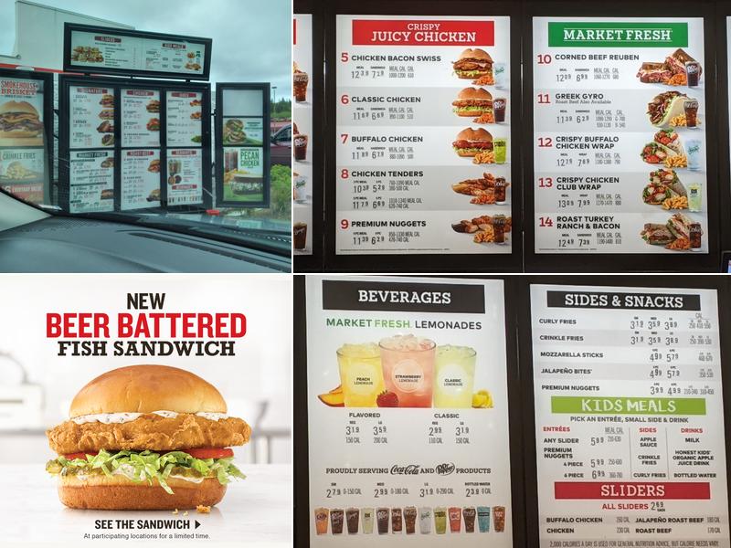Arby's Menu