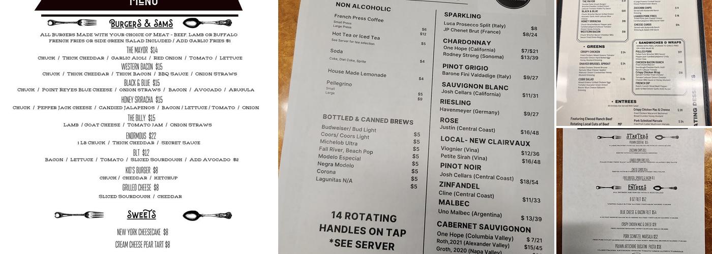 Norm’s Menu