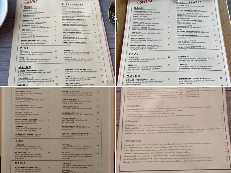 Elma Menu