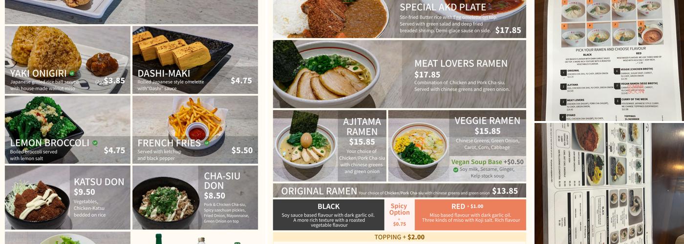 AKD KITCHEN Soup + Goods Menu