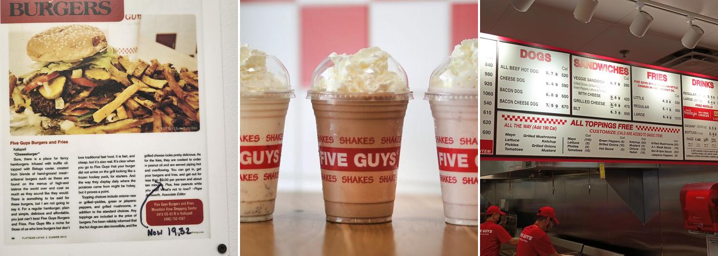 Five Guys Menu