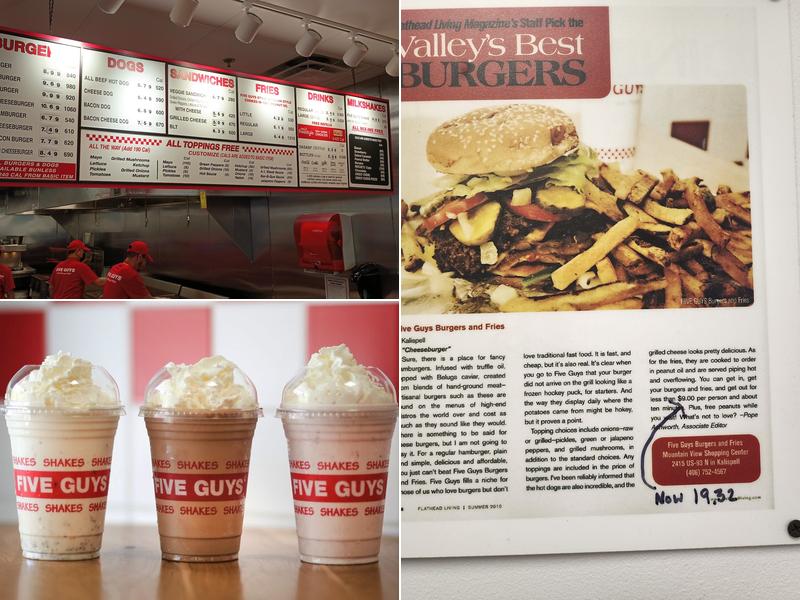 Five Guys Menu