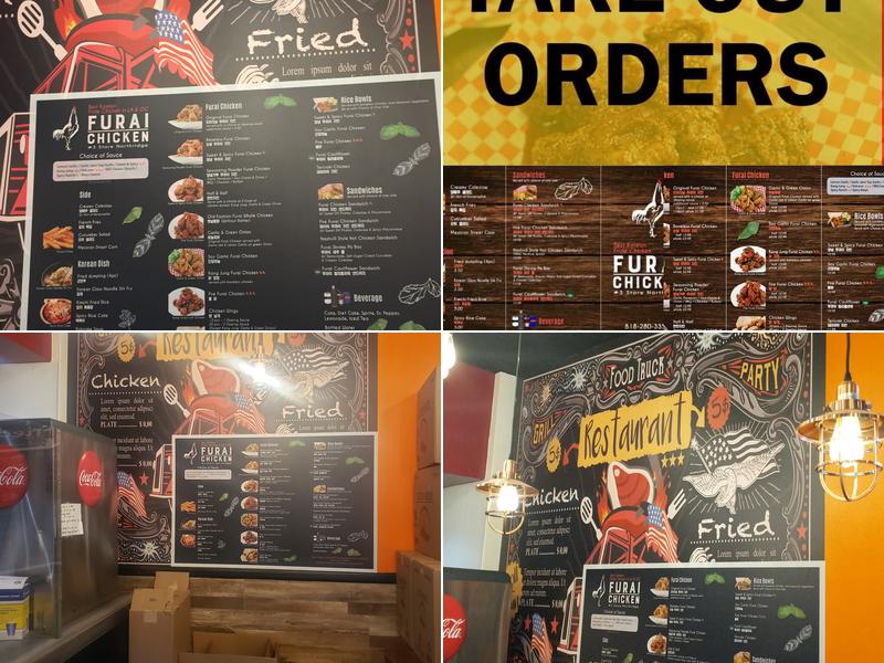 Furai Chicken Northridge Menu