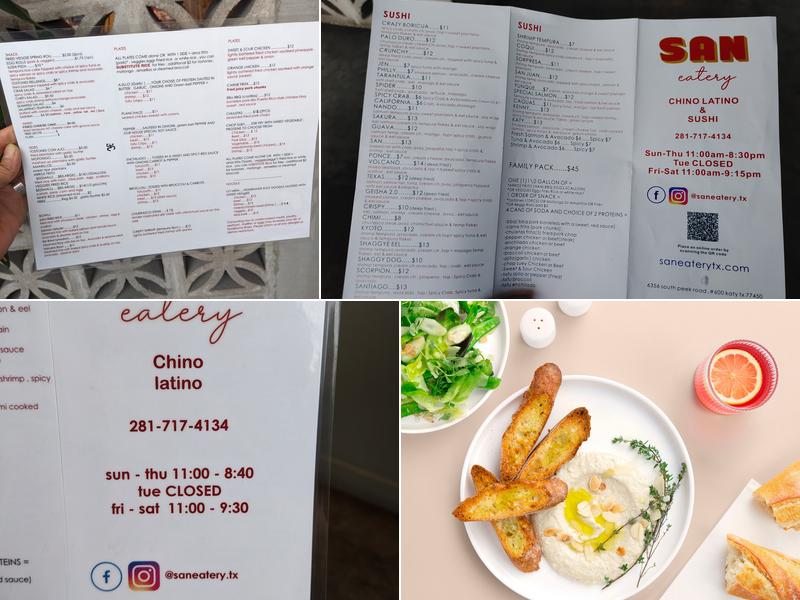 San Eatery Menu