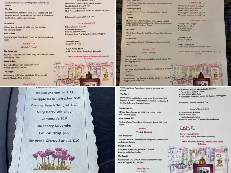 Ruby's Menu
