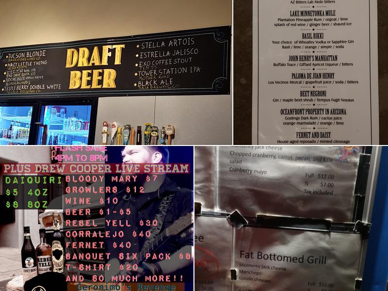 John Henry’s Menu