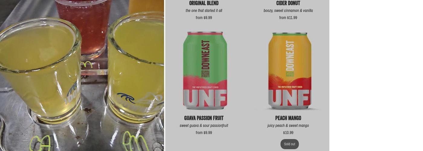Downeast Cider House Menu